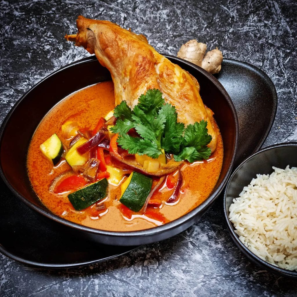 Thaise gele curry met konijn, kokosmelk en groenten – Keurslager De Meulder Brasschaat