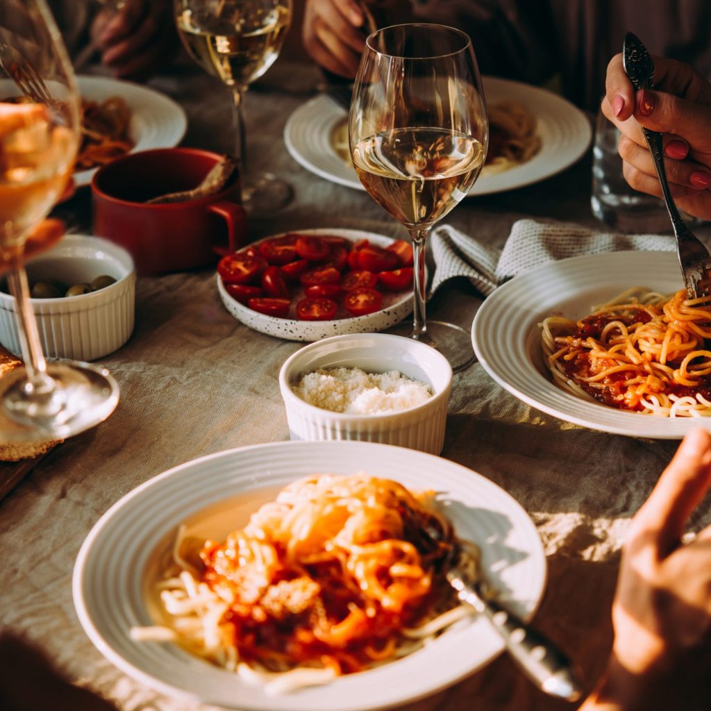 Italiaanse weken bij Keurslager De Meulder in Brasschaat met Italiaanse pasta en gezellig tafelen